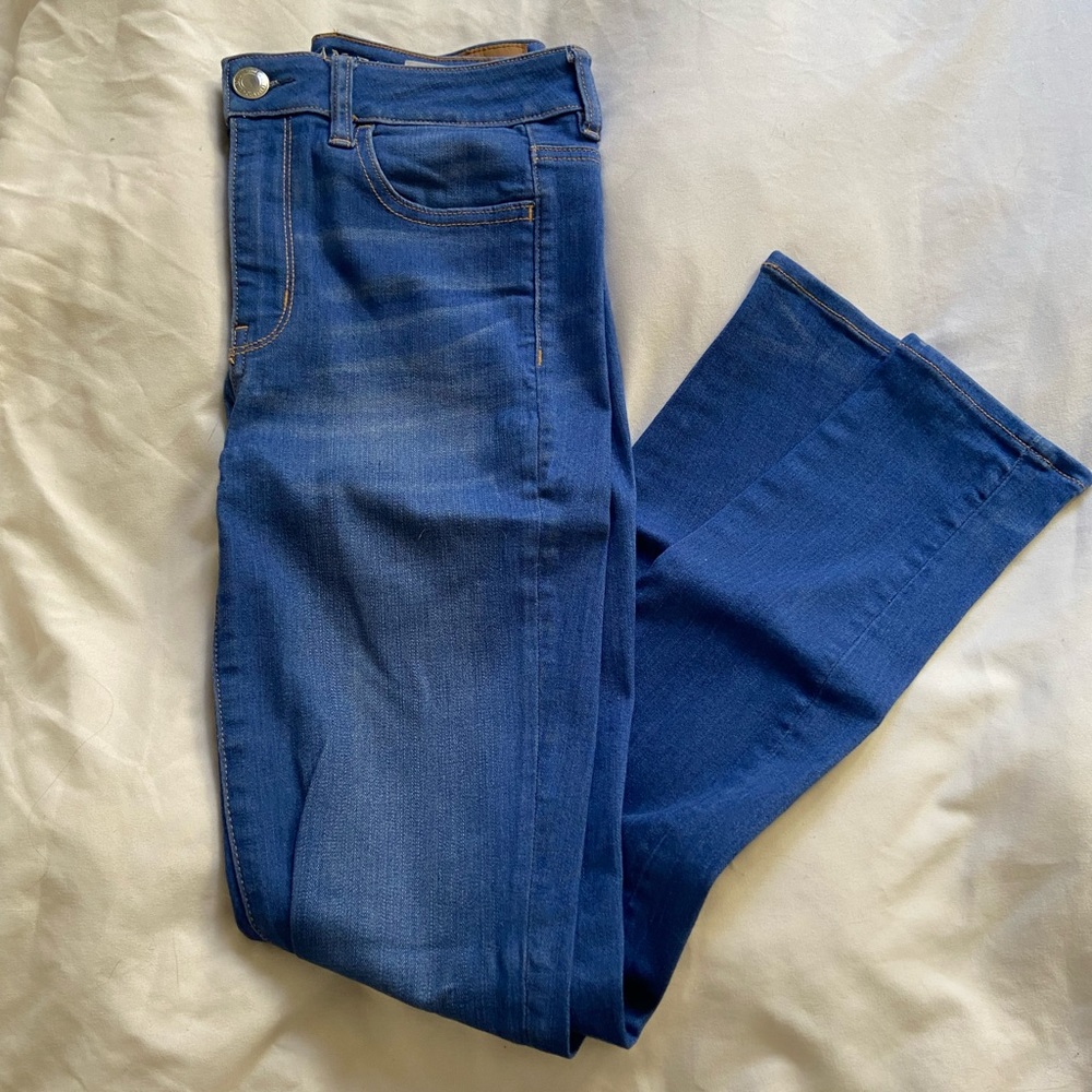 High rise skinny jeans